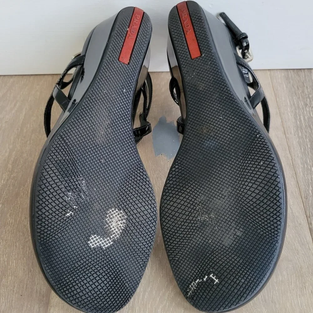 PRADA Calzature Donna Black Sandals